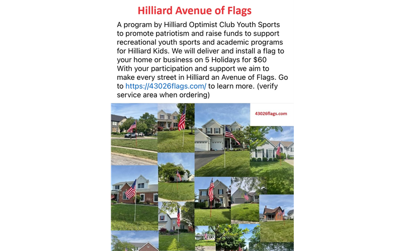 Hilliard Avenue of Flags 