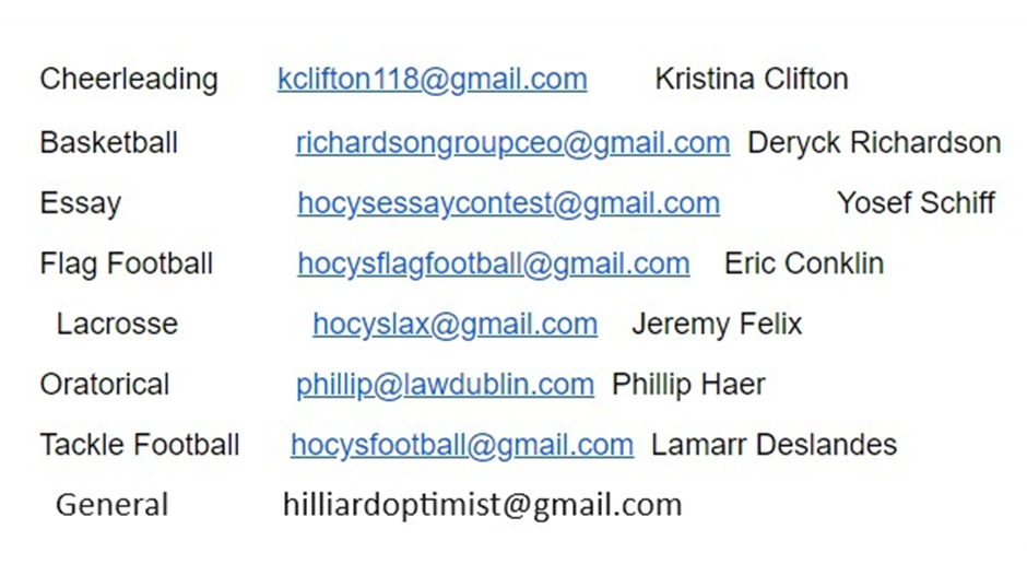 Contact Information 